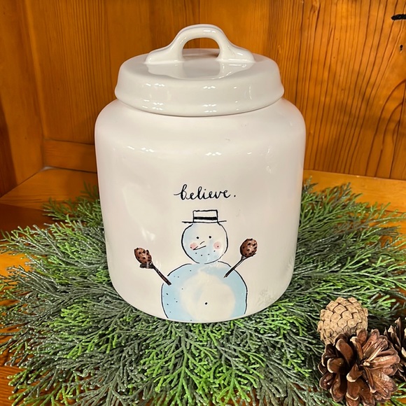 Holiday Rae Dunn Frosty The Snowman Believe Canister Poshmark